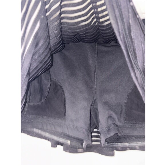 Ladies Black Pickleball Skort Sheer Flare Blk W30” - Picture 2 of 5